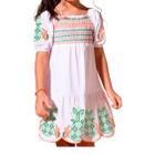 Vestido Infantil Estampa Nanai Menina alegre