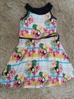 Vestido Infantil Estampa Tucano - Tamanho 12