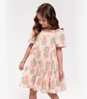 Vestido Infantil Estampado Trick Nick Rosa