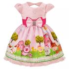 Vestido Infantil Fazendinha Tema Fazenda Festa Aniversário