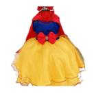 Vestido Infantil Festa Branca de Neve Aniversario com capinha 031 - Loripop