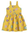 Vestido infantil floral em malha texturizada - malwee kids