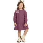 Vestido Infantil Inverno Moletom Tricô - Angerô