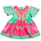 Vestido Infantil Jardim Mágico Alphabeto