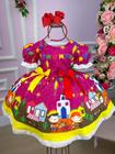 Vestido Infantil Junino Luxo- Festa Junina - Quadrilha -