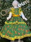 Vestido infantil junino maria bonita mb 0024