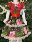 Vestido infantil junino maria bonita mb 0081