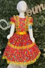 Vestido infantil junino maria bonita mb 0087