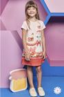 Vestido Infantil Kukiê Verão Menina Rosa Xadrez Confeitaria