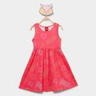 Vestido Infantil Kyly Cat Menina