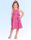 Vestido Infantil Laise Cor Rosa Chiclete - Fakini