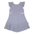 Vestido Infantil Luxo Menina Bordado Paraiso Verão Ref 15647