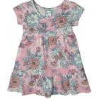 Vestido Infantil Malha Flores 10150020 Kely & Kety