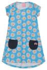 Vestido Infantil Margaridas Rosa
