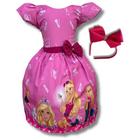 Vestido Infantil Barbie / Roupa de Menina da Barbie com Tiara, Roupa  Infantil para Menina Nunca Usado 88941184