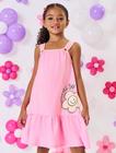 Vestido Infantil Menina Colorful Joy Rosa Mundo Cinti