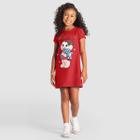 Vestido infantil menina da turma da mônica Brandili