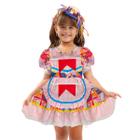 Vestido Infantil Menina Festa Junina São João Xadrez Babado Renda Vestidinho Arraiá Quadrilha Criança Moda Fashion