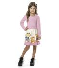 Vestido Infantil Menina Manga Longa Ursinho - 111932 - Rovitex