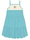 Vestido Infantil Menina Três Marias Azul Cinti