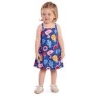 Vestido Infantil Menina Verão Meia Malha Kyly 1000188