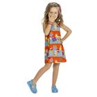 Vestido Infantil Menina Verão Meia Malha Kyly 1000525