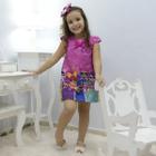 Vestido infantil mínis bonecas Lol surprise glitter confete - fashion