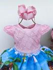 Vestido Infantil Moana Baby Rosa Temáticos super luxo festa BEVESTINFTMTLXMOANABB2