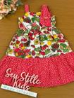 Vestido Infantil Momi Verão Frutas