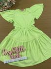 Vestido Infantil Momi Verão Verde