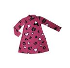 Vestido Infantil N. 01/02/03 Manga Longa de Cotton Estampado Valeen Kids