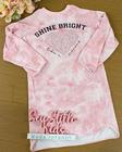 Vestido Infantil Petit Cherie Rosa Diamante