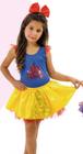 Vestido Infantil Princesa Clara Amarelo 029 Anjo Fantasias