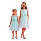 Vestido infantil sereia petit cherie verde água the mermaids