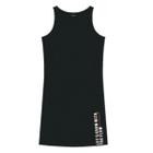 Vestido Infantil Teen Canelado Preto 5000058