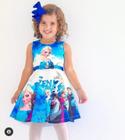 Vestido Infantil Temático Neoprene Princesa Sofia Rosa 1 ano - Miss Flower  - Vestido Infantil - Magazine Luiza