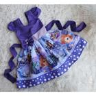 Vestido Infantil Temático Simples Princesa Sofia Roxo RF02