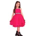 Vestido Infantil Tule Pink