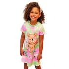 Vestido infantil ursinha carinhosa fly tech infanti