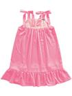 Vestido Infantil Verão, com Detalhe em Renda, Rosa Neon - Rosa Fakini Playground