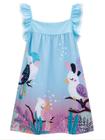 Vestido Infantil Verão em Malha Pássaros - Kukiê