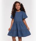 Vestido Jeans Infantil Trick Nick Azul