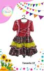 Vestido Junino infantil colorido (Tam. 10)