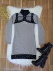 Vestido Justo C/Gola e Manga Longa Vb Girls -0006870