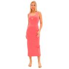 Vestido Lança Perfume Super Midi Pr25 Rosa Feminino