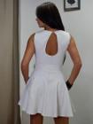 Vestido Limone decote frente e cinto Branco / P - NUM. 36-38