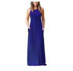 Vestido Longo Costa Nadador malha Viscolycra confortavel ve 116