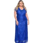 Vestido Longo De Festa Plus Size Moda Blogueirinha - Eduarda Moda Fashion