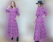 Vestido Longo Preto Poa em Promoção no Magazine Luiza