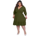 Vestido Longo Midi Plus Size Moda Feminina